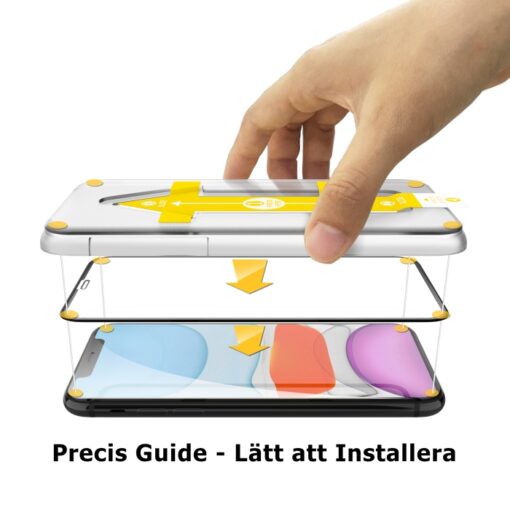 Easy App Skärmskydd iPhone SE 2020 - Svart