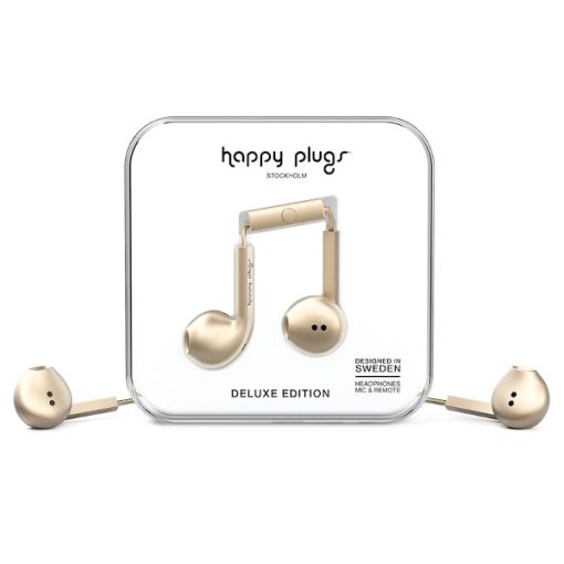 Happy Plugs Earbud Plus Hörlurar - Matte Gold