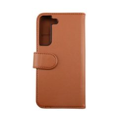 Samsung S22 Magnetiskt Plånboksfodral - Guldbrun