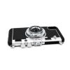iPhone XS Max Silikonskal Kameradesign - Svart / Silver