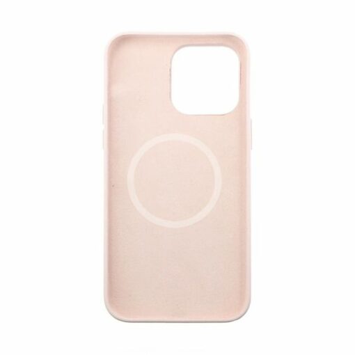 iphone 14 pro max silikonskal rvelon magsafe sand rosa 2