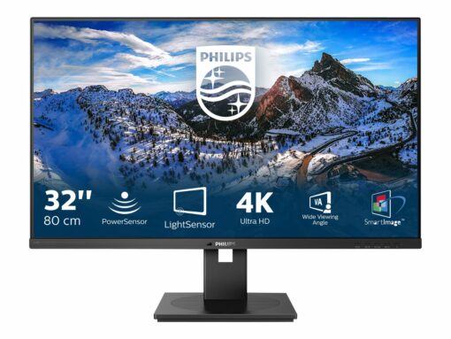 philips b line 328b1 32 3840 x 2160 hdmi displayport 60hz pivot skaerm