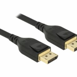 delock 20 pin displayport han 20 pin displayport han 3 m sort