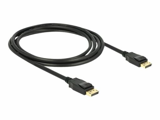 delock displayport han displayport han 2 m sort