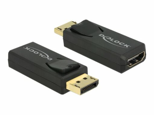 delock videoadapter displayport hdmi sort 1