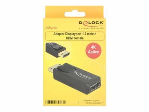 delock videoadapter displayport hdmi sort 2