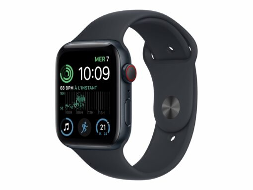 apple watch se gps cellular 44 mm sort smart ur