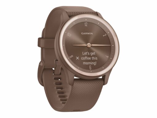 garmin vivomove sport brun guld smart ur 4