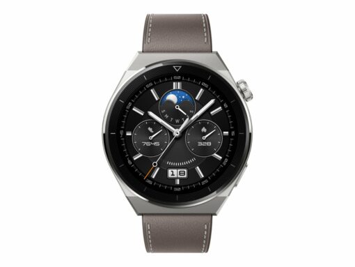 huawei watch gt 3 pro 46 mm sort gra solv smart ur