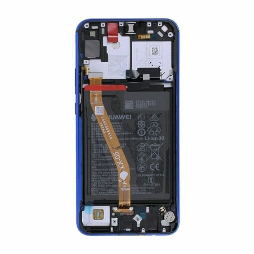 100% Original Huawei P Smart Plus Display Module Frontcover + LCD + Digitizer + Battery Purple