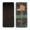 Samsung Galaxy A90 5G (SM A908B) LCD Skärm med Display Original Svart