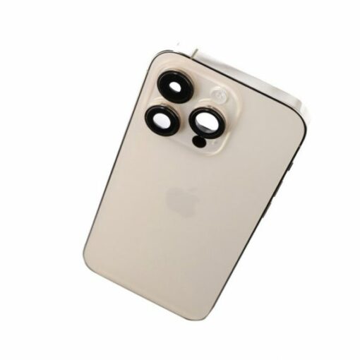 iPhone 14 Pro Baksida med Komplett Ram - Gold