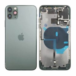 iPhone 11 Pro bakskal komplett OEM grön med små delar