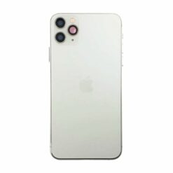 iPhone 11 Pro Max Back Cover Complete OEM Silver With Small Parts