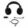 HyperX Cloud Flight Trådløs Headset Sort Rød