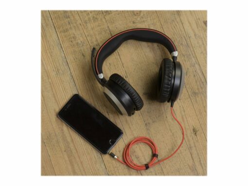 Jabra Evolve 80 UC stereo Kabling Headset Sort