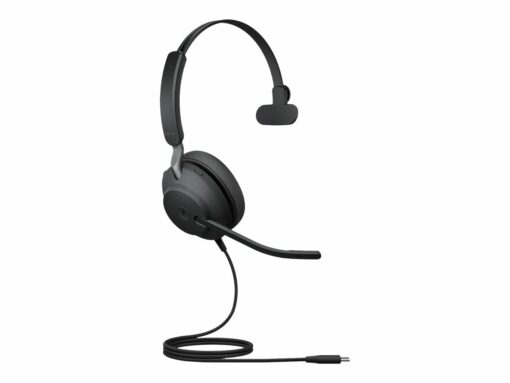 Jabra Evolve2 40 SE MS Mono Kabling Headset Sort