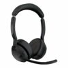 Jabra Evolve2 55 MS Stereo Trådløs Headset Sort