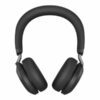 Jabra Evolve2 75 Trådløs Kabling Headset Sort