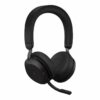 Jabra Evolve2 75 Trådløs Kabling Headset Sort