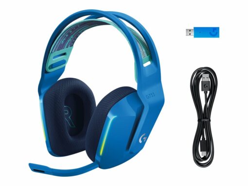 Logitech G G733 LIGHTSPEED Wireless RGB Gaming Headset Trådløs Headset Blå