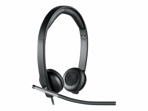 Logitech USB Headset Stereo H650e Kabling Headset Sort