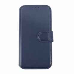 iPhone 15 Pro Plånboksfodral Läder Rvelon Blå