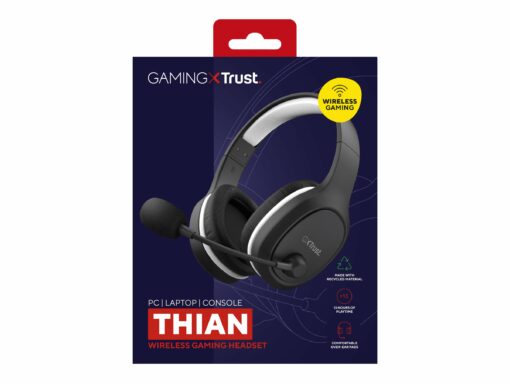 Trust GXT 391 Thian Trådløs Kabling Headset Sort