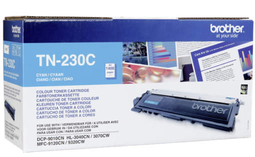 Brother TN 230C Cyan 1400 sider Toner