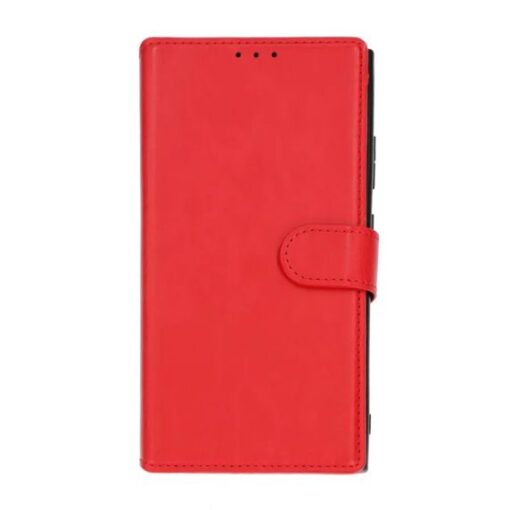 Samsung Galaxy S24 Ultra Plånboksfodral Magnet Rvelon Röd
