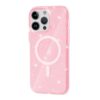 iPhone 15 Pro Max Mobilskal Glitter Magsafe Rosa