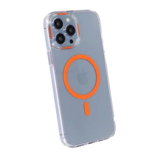 iPhone 15 Pro Max Stöttålig Mobilskal med Magsafe Orange