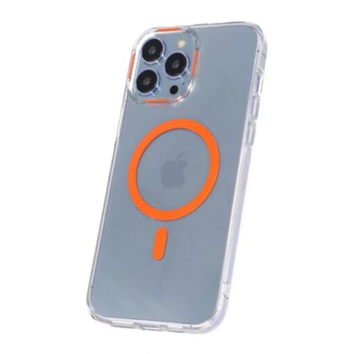 iPhone 15 Pro Stöttålig Mobilskal med Magsafe Orange