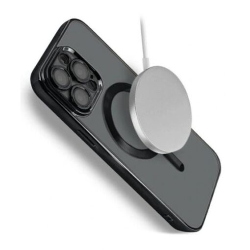 Luxury Mobilskal med Magsafe iPhone 15 Pro Svart