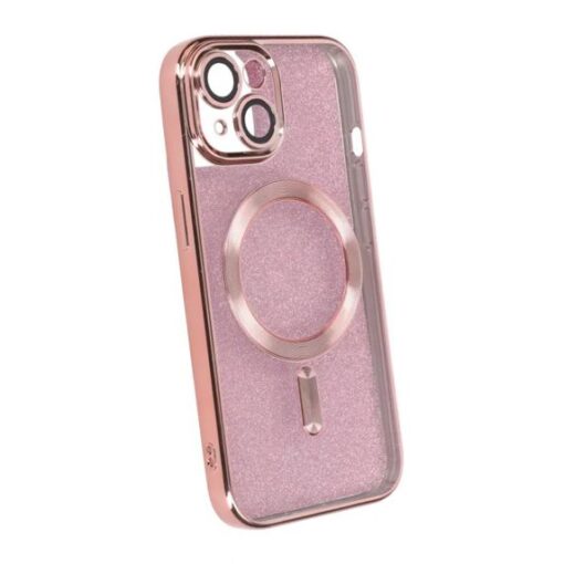 Luxury Mobilskal med Magsafe iPhone 15 Rosa