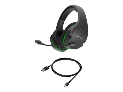 HyperX CloudX Stinger Core Trådløs Headset Sort Grå Grøn