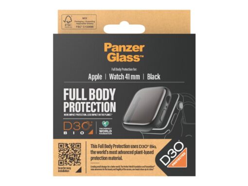 PanzerGlass Skærmbeskytter Smart watch Sort Transparent D3O Bio Hærdet glas Polykarbonat Polyetylen tereftalat (PET)