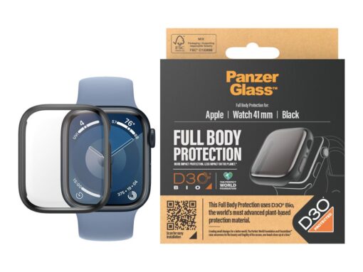 PanzerGlass Skærmbeskytter Smart watch Sort Transparent D3O Bio Hærdet glas Polykarbonat Polyetylen tereftalat (PET)