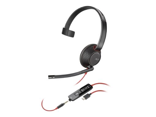 Poly Blackwire 5210 Kabling Headset Sort