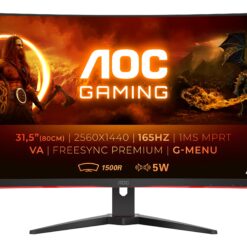 AOC Gaming CQ32G2SE/BK 32" 2560 x 1440 (2K) HDMI DisplayPort 165Hz