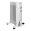 Clatronic RA 3735 Olie radiator Gulvstående Hvid