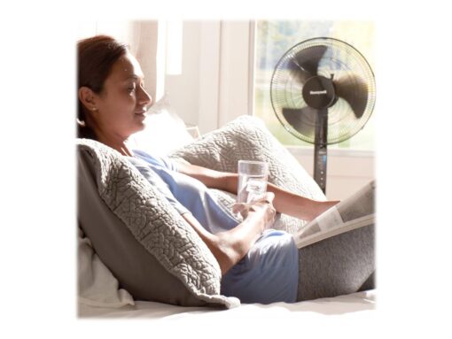 Honeywell QuietSet HSF600BE4 Køleventilator Gulvstående Sort