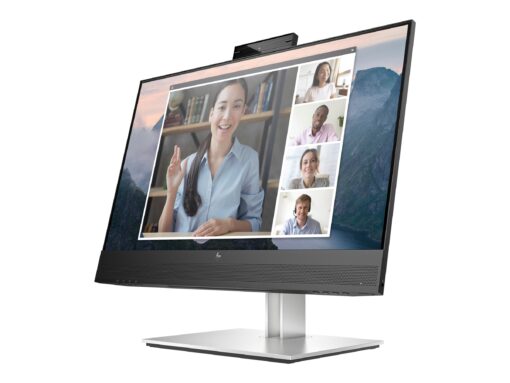 HP E24mv G4 Conferencing Monitor 23.8" 1920 x 1080 (Full HD) VGA (HD-15) HDMI DisplayPort 60Hz Pivot Skærm