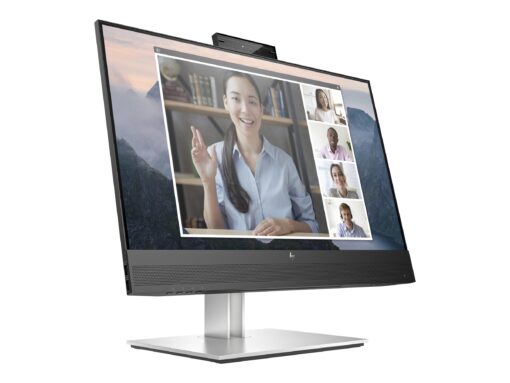 HP E24mv G4 Conferencing Monitor 23.8" 1920 x 1080 (Full HD) VGA (HD-15) HDMI DisplayPort 60Hz Pivot Skærm