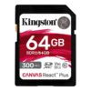 Kingston Canvas React Plus SDXC UHS-II Memory Card 64GB 300MB/s