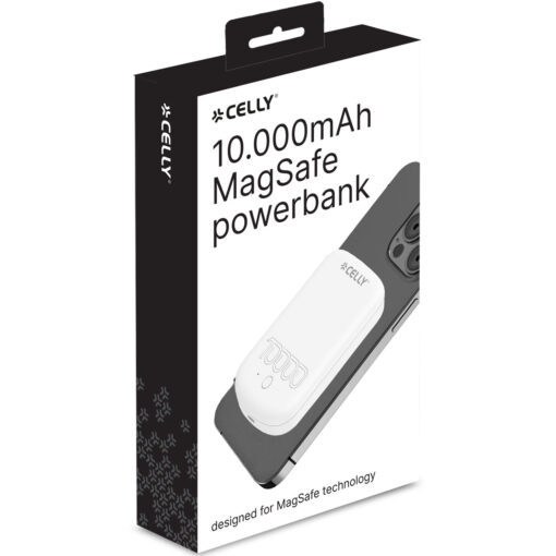 MAGPB10000PRO PowerBank 10W MagSafe Trådlös laddning 10.000mAh Vit