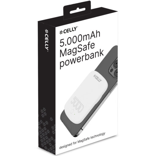 MAGPB5000PRO PowerBank 10W MagSafe Trådlös laddning 5000mAh Vit