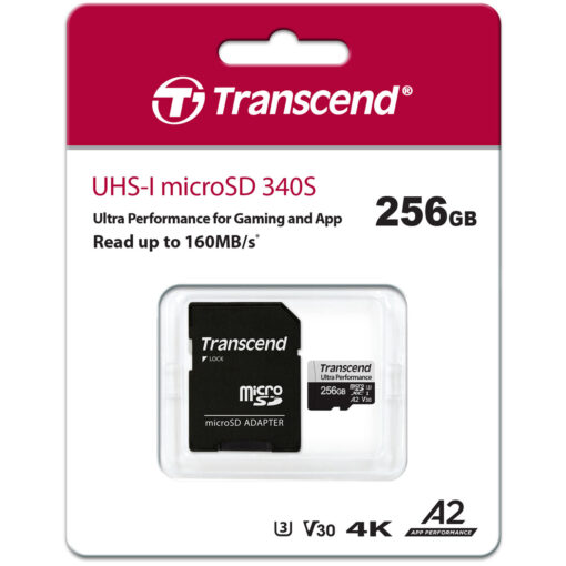 microSDXC 340S 256GB U3 A2 V30 (R160/W125)