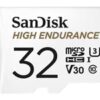 SanDisk High Endurance microSDHC 32GB 100MB/s