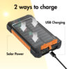 Solcells-Powerbank 6000mAh 2xUSB-A 10W